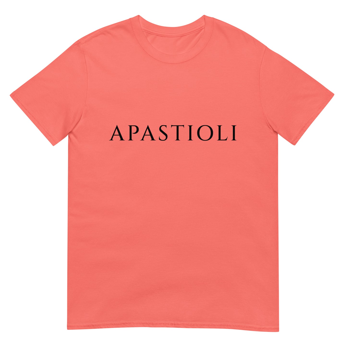 Coral front Simplistic Apastioli Tee